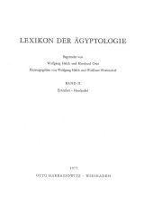 book Lexikon der Agyptologie - Band II: Erntefest - Hodjedef