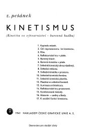 book Kinetismus. Kinetika ve vytvarnictvi – barevna hudba