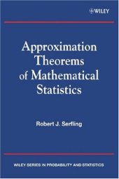 book Approximation Theorems of Mathematical Statistics (Wiley Series in Probability and Statistics)