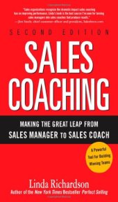 book Sales Coaching: Making the Great Leap from Sales Manager to Sales Coach