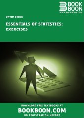 book Essentials of Statistics: Exercises