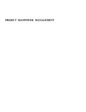 book Project Manpower Management: Management Processes in Construction Practice