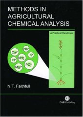 book Methods in Agricultural Chemical Analysis: A Practical Handbook  (CABI Publishing)