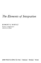 book Elements of Integration