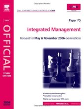 book CIMA Study Systems 2006: Integrated Management (CIMA Study Systems Managerial Level 2006)