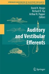 book Auditory and Vestibular Efferents