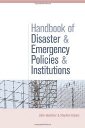 book Handbook of Disaster and Emergency Policies and Institutions