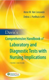 book Davis's Comprehensive Handbook of Laboratory and Diagnostic Tests with Nursing Implications, 3rd Edition (DavisPlus)