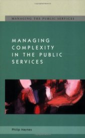 book Managing Complexity in the Public Services