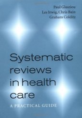 book Systematic Reviews in Health Care: A Practical Guide