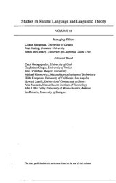 book Objects and Other Subjects: Grammatical Functions, Functional Categories and Configurationality