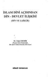 book islam dini açısından din, devlet ilişkisi : (din ve laiklik)