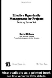 book Effective Opportunity Management for Projects (Center for Business Practices, 6) (Center for Business Practices, 6)