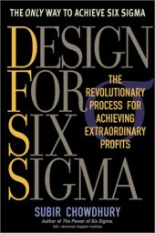 book Design for Six Sigma (2002)