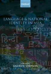 book Language and National Identity in Asia (Oxford Linguistics)