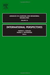 book International Perspectives, Volume 20 (Advances in Learning and Behavioral Disabilities)