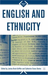 book English and Ethnicity (Signs of Race)