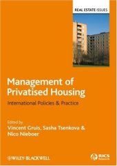 book Management of Privatised Social Housing: International Policies and Practice (Real Estate Issues)