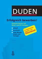 book DUDEN. Erfolgreich Bewerben  GERMAN