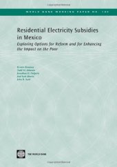 book Residential Electricity Subsidies in Mexico (World Bank Working Papers)