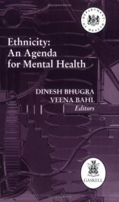 book Ethnicity: An Agenda for Mental Health