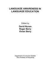 book Language awareness in language education