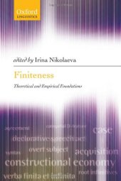 book Finiteness: Theoretical and Empirical Foundations (Oxford Linguistics)