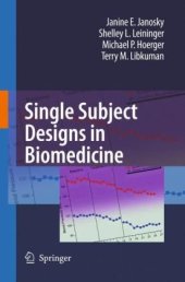 book Single Subject Designs in Biomedicine