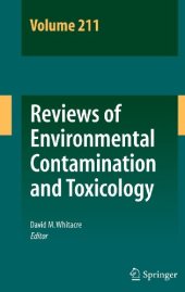 book Reviews of Environmental Contamination and Toxicology Volume 211