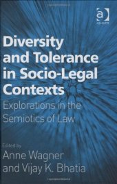 book Diversity and Tolerance in Socio-Legal Contexts