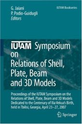 book IUTAM Symposium on Relations of Shell, Plate, Beam and 3D Models