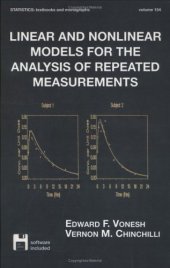 book Linear and Nonlinear Models for the Analysis of Repeated Measurements