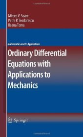 book Ordinary Differential Equations with Applications to Mechanics (Mathematics and Its Applications)