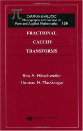 book Fractional Cauchy transform