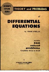 book Theory and problems of differential equations