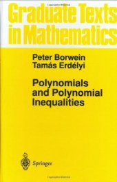 book Polynomials and polynomial inequalities