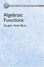 book Algebraic functions