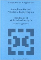 book Handbook of Multivalued Analysis: Volume II: Applications