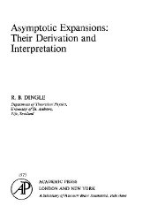 book Asymptotic expansions, derivation and interpretation