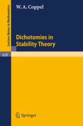 book Dichotomies in Stability Theory