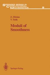 book Moduli of Smoothness