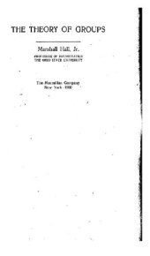 book Теория групп