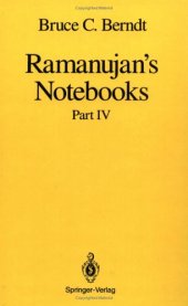 book Ramanujan's Notebooks