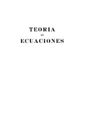 book Teoria de ecuaciones