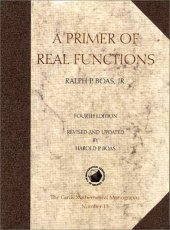 book A primer of real functions