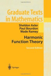 book Harmonic function theory