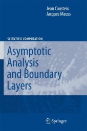 book Asymptotic analysis and boundary layers