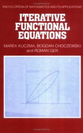 book Iterative functional equations