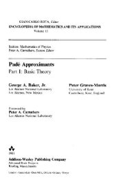 book Pade approximants