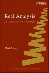 book Real analysis: a constructive approach